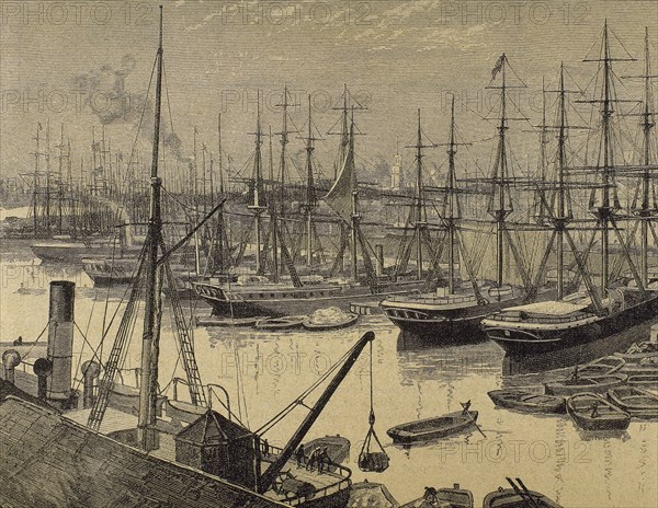 Dock of The East India Company.