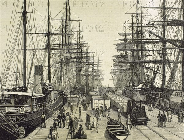 Dock at Hobson's bay.