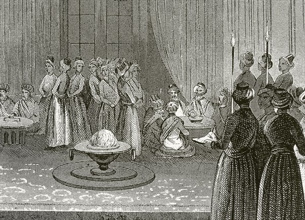 Banquet at Topkapi Palace.