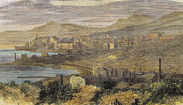 Bastia in 1857.