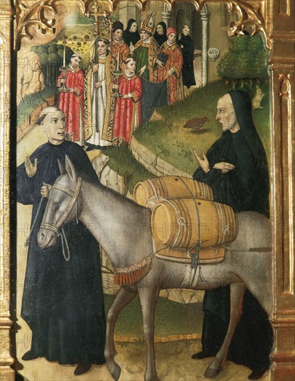 Detail of the altarpiece of Saints Abdon and Sennen.