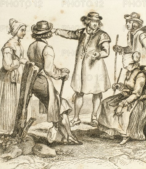 Peasants in typical costume.