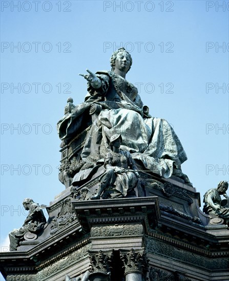 Maria Theresa (1717-1780). Empress of the Holy Roman Empire. Statue  Vienna. Austria.