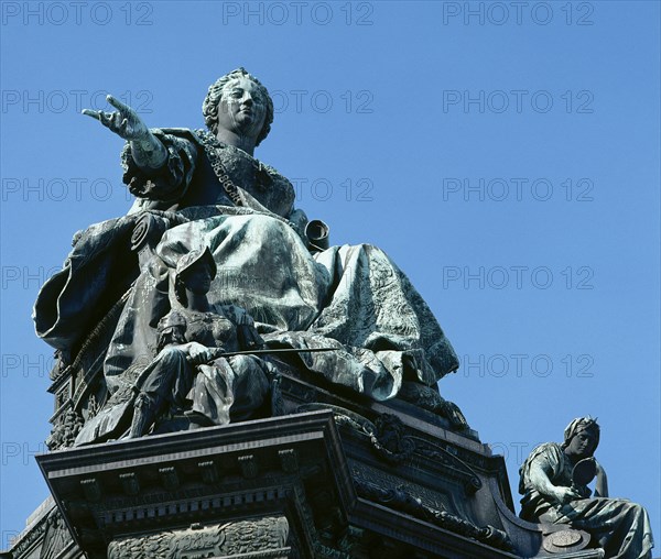 Maria Theresa (1717-1780). Empress of the Holy Roman Empire. Statue  Vienna. Austria.