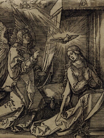 The Annunciation, from the Small Passion.