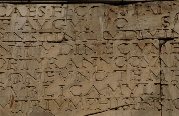 Arch of Constantine. Latin inscription.