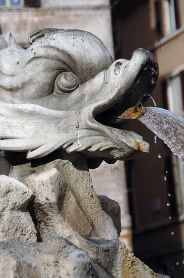 Fountain of the Pantheon at Piazza della Rotonda.