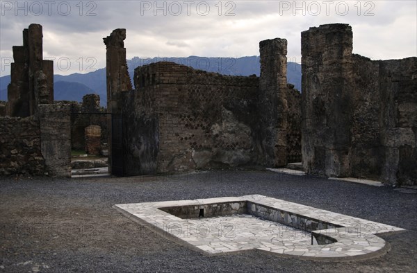 Pompeii. Ruins.