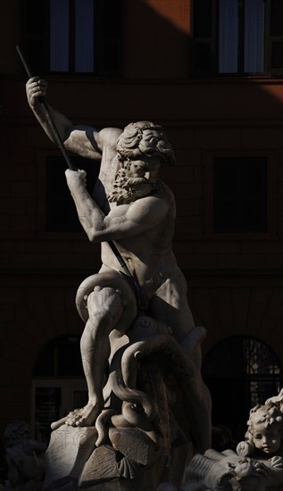 Piazza Navona. Fountain of Neptune.