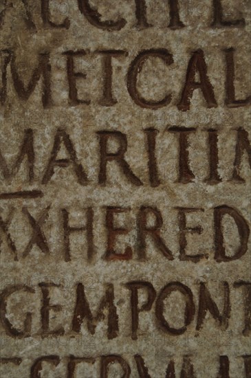 Praefectus annonae. Inscription, base on ancient manuscript, placed for the prefect C. iunius Favianus.