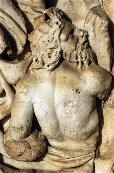 Sarcophagus, marble. Tel Turmus.