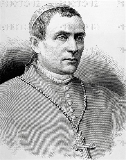 Narciso y Martinez Izquierdo (1831-1886). Spanish prelate and politician. Portrait. Engraving.