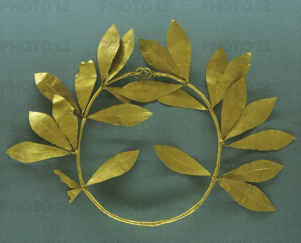 Laurel Wreath in Gold.