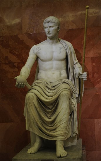 Emperor Augustus as Jupiter.