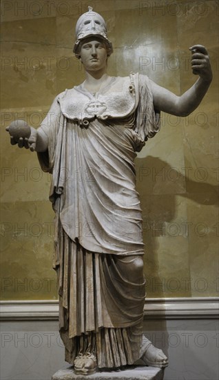 Athena, goddes of wisdom and just war.