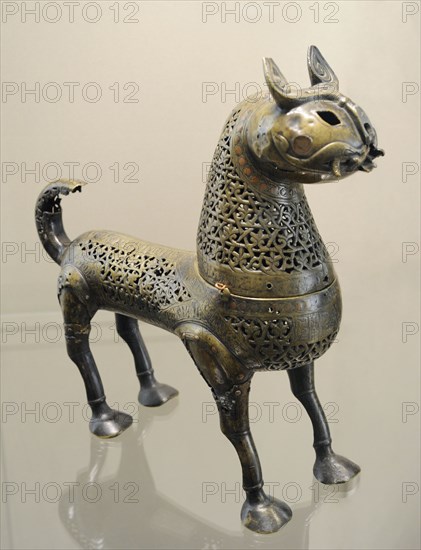 Incense-Burner in the shape of a Lynx.