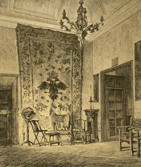 Room of Philip II of Spain in the Royal Site of San Lorenzo de El Escorial.