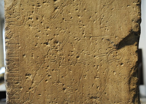 Alstad Stone with runic inscription.