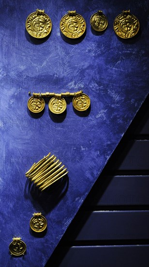 Pre-viking times. Bracteates (pendants).