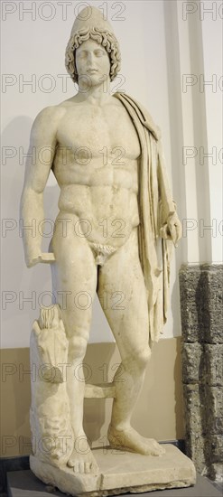 One of the twins Castor and Pollux. Pentelic marble.