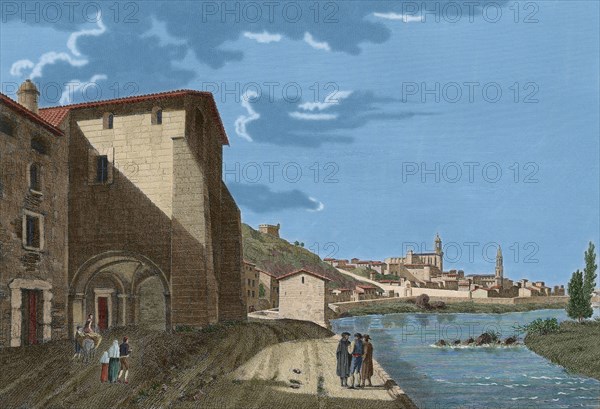 Girona in 1806.