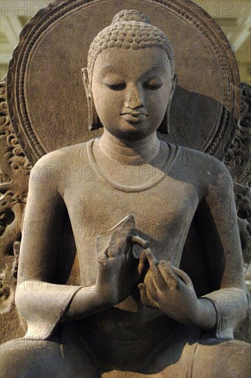 The seated Buddha.