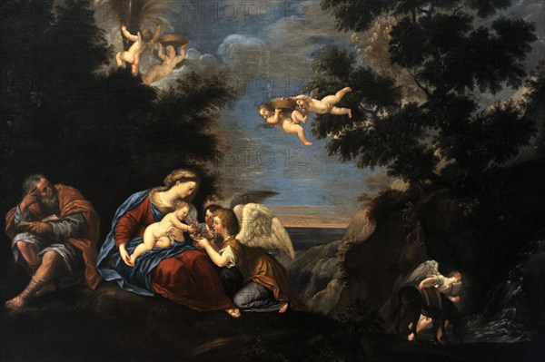 Rest on the Flight into Egypt.