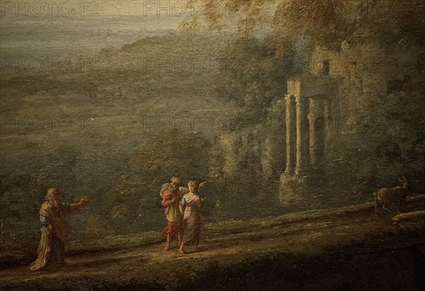 Landscape with Rebekah Taking Leave of her Father.