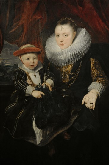 A Young Woman with a Child.