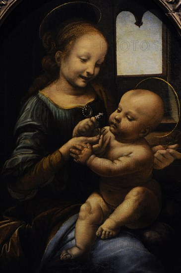 Madonna and the Child.