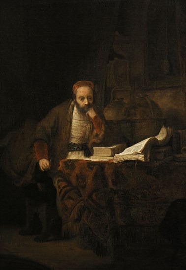 A Scholar in his Study.
