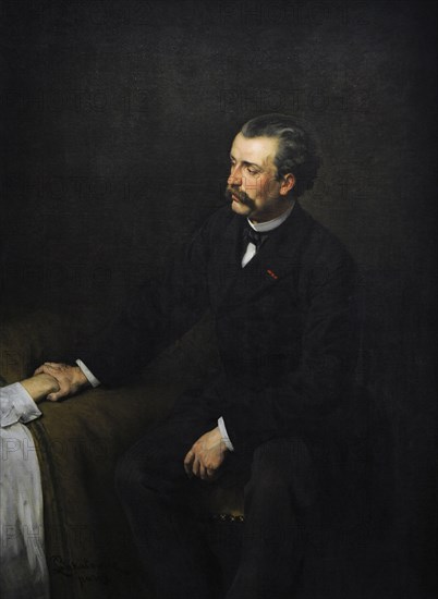 Portrait of Doctor Friedel, ca. 1880, by Wladyslaw Bakalowicz (1833-1903).