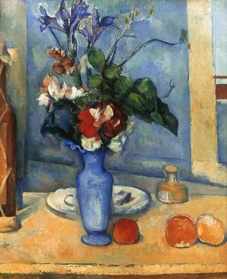 Paul Cezanne (1839-1906). French painter. Post-Impressionist. Blue Vase. Orsay Museum. Paris. France.