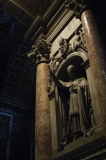 Monument statue to Pope Leo XII,