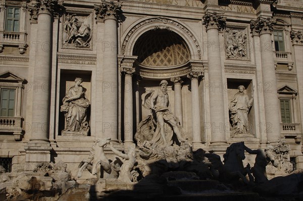 Trevi Fountain.