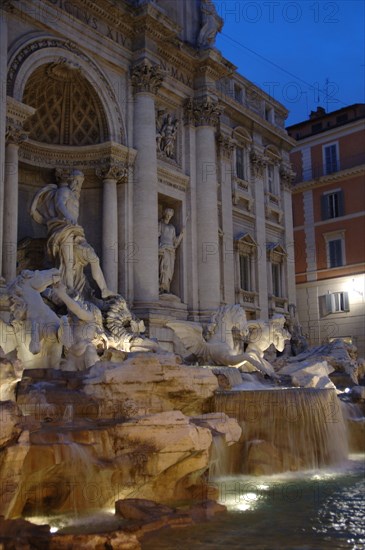 Trevi Fountain.