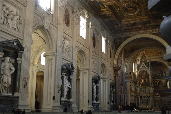 Archbasilica of St. John Lateran. Interior.