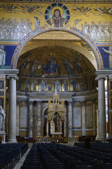 Basilica of Saint Paul Outside the Walls. Altar and Arnolfo di Cambio's Tabernacle.