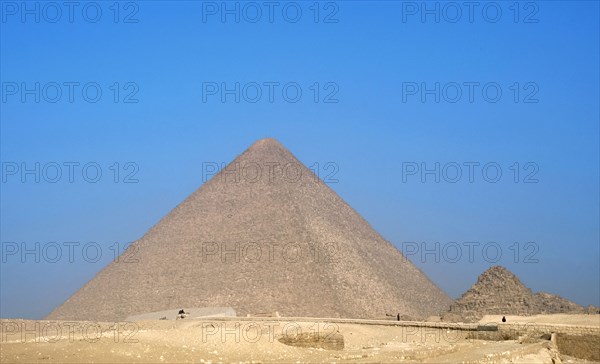 Great Pyramid of Giza, known as the Pyramid of Khufu (Cheops).