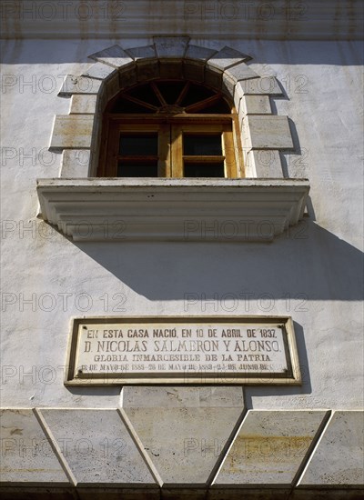 Birthplace house of Spanish politician Nicolas Salmeron.