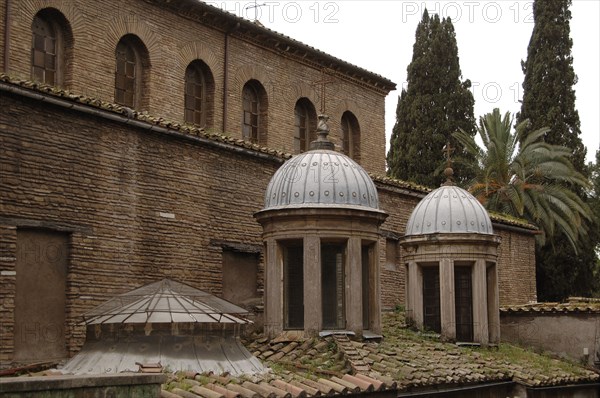 Church of Saint Agnes Outside the Walls. Exterior.