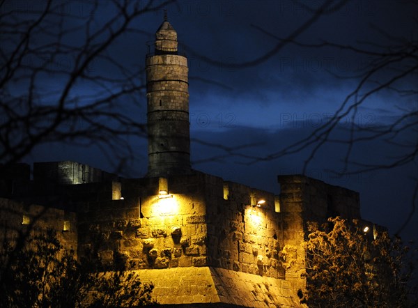 Walls of the Old city and Tower of David (Citadel).