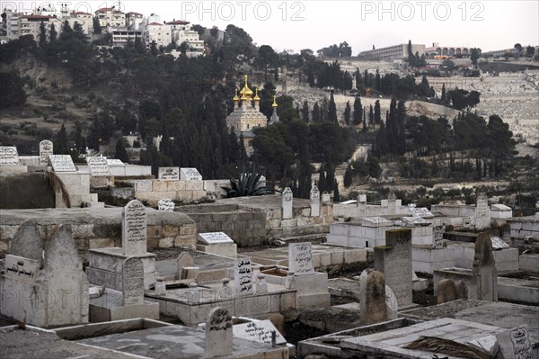 Muslim cemetery.