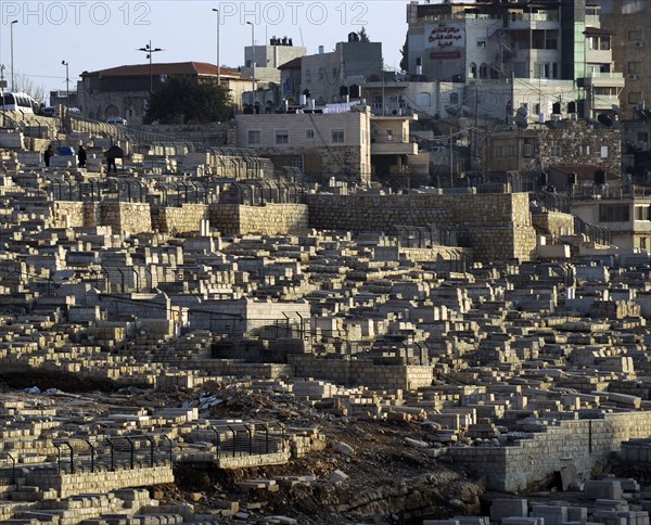 Mount of Olives. Jewish Cemetery.