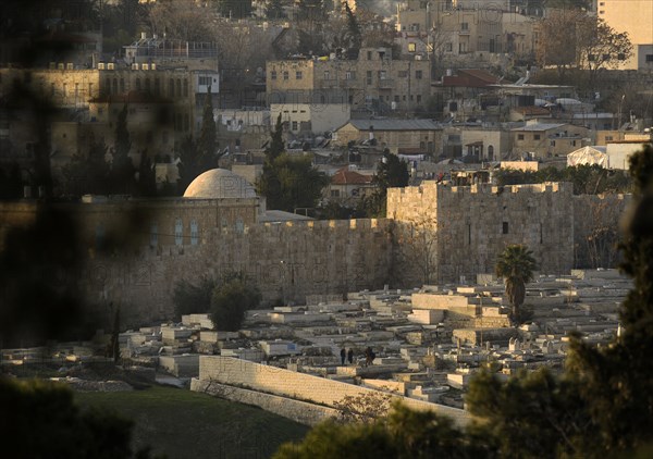 Mount of Olives. Jewish Cemetery.