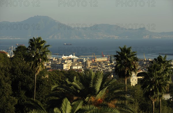 Panorama with the Sorrentine Peninsula.