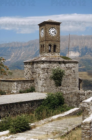 Castle and clock tower.