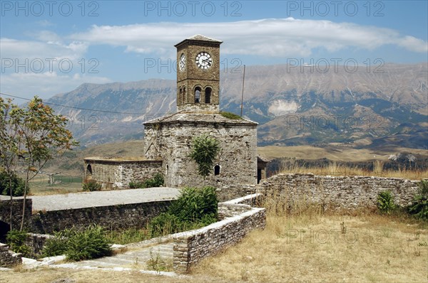 Castle and clock tower.