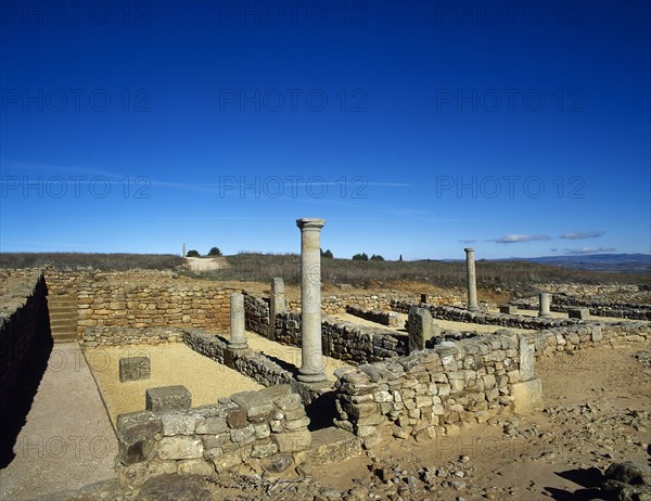 Numancia. Ancient Celtiberian settlement. Famous in the Celtiberian Wars. Roman ruins. Near Soria. Spain.