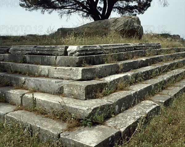 Basement of the Pergamon Zeus Altar.